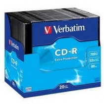 KOMPAKTDISKS VERBATIM CD-R 700Mb/80min 52x Extra Protection (VER43347)
